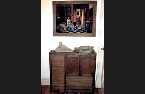 hall-sculpture-and-needlepoint